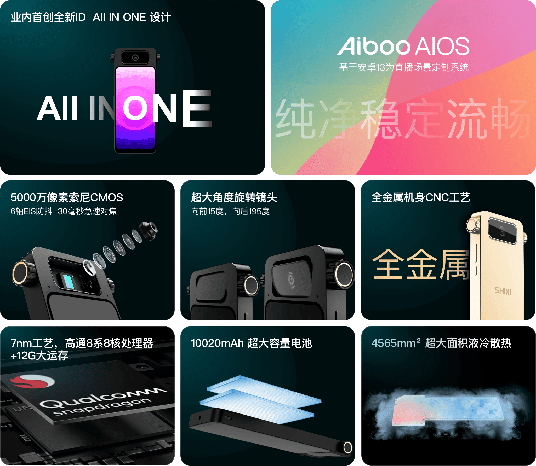 SHIXI Aiboo Live Broadcast Machine Feature Introduction